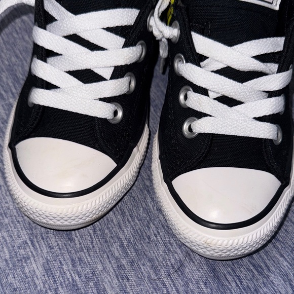 Converse Kids Black and Yellow Flame Sneakers - Picture 12 of 12